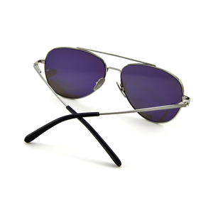 Venta caliente Lente de color gris Gafas de Sol de titanio Stock para hombres - Product Image 6