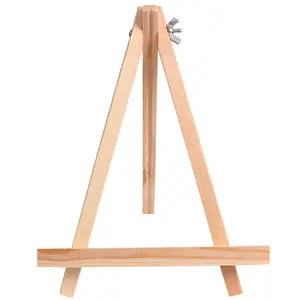 Hot Selling 9cm * 15.5cm Wooden Mini Display Easel On Table