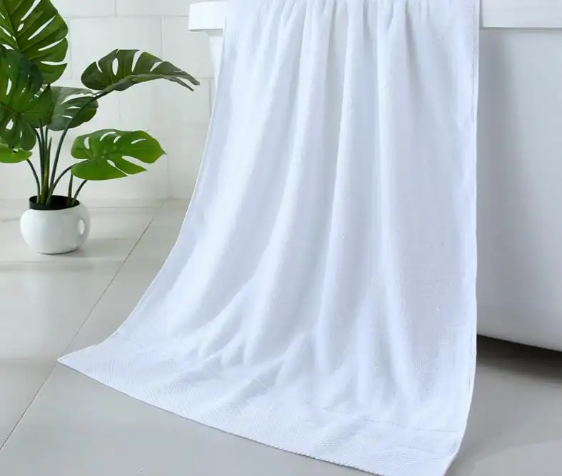 Hotel de alta calidad 100% toallas de baño de algodón hecho en China Baht toallas con diseños personalizados