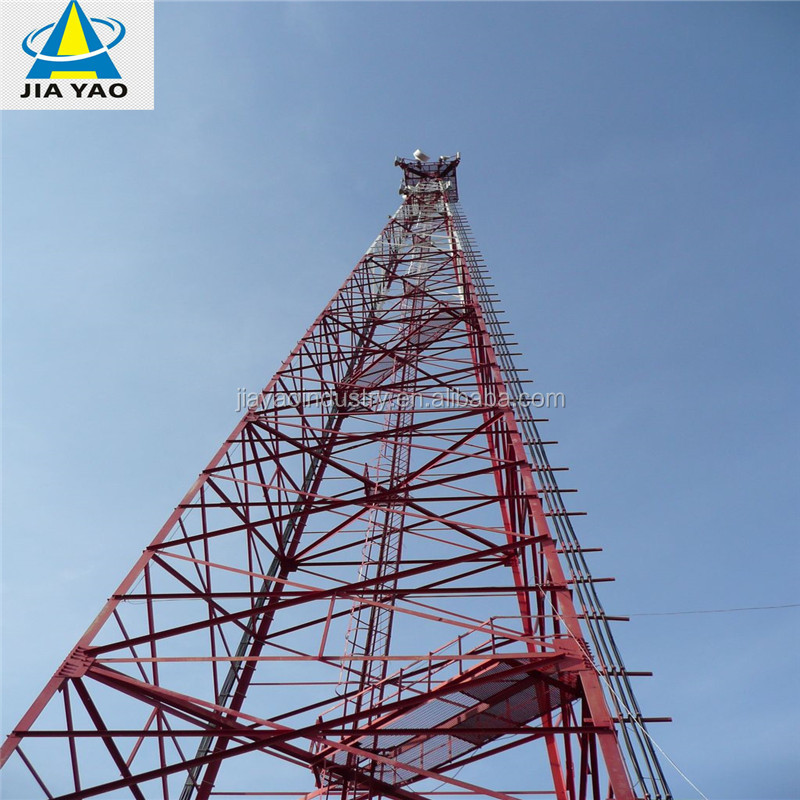 четыре ноги телевизор Wi-Fi GSM телекоммуникационной угловой решетки стальной антенной башни