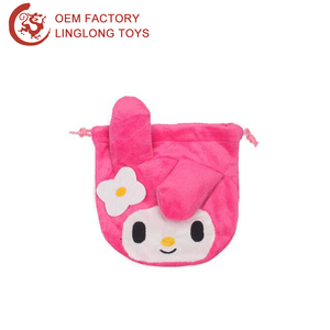 Sacs de téléphone à cordon <span class=keywords><strong>rose</strong></span> blanc Sac à cordon Sacs à provisions en peluche <span class=keywords><strong>rose</strong></span> - Product Image 3