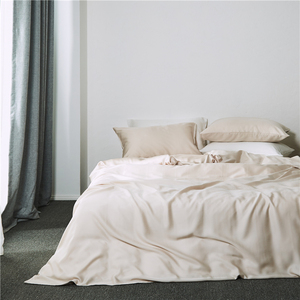 Calidad natural 100% algodón 300 hilos sábanas ultra suave fresco Tencel <span class=keywords><strong>lyocell</strong></span> reina sizetencel sábanas Set - Product Image 1