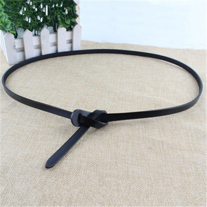 Personnalisé <span class=keywords><strong>Sans</strong></span> Boucle Noeud papillon Marron Femme <span class=keywords><strong>Ceintures</strong></span> Maigres pour Vêtement - Product Image 6