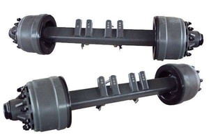 Fabricant direct Bpw Fuwa Heavy Duty Type américain <span class=keywords><strong>Essieu</strong></span> de camion de <span class=keywords><strong>remorque</strong></span> <span class=keywords><strong>Essieu</strong></span> arrière en acier à vendre Pièces de <span class=keywords><strong>remorque</strong></span> de qualité - Product Image 2