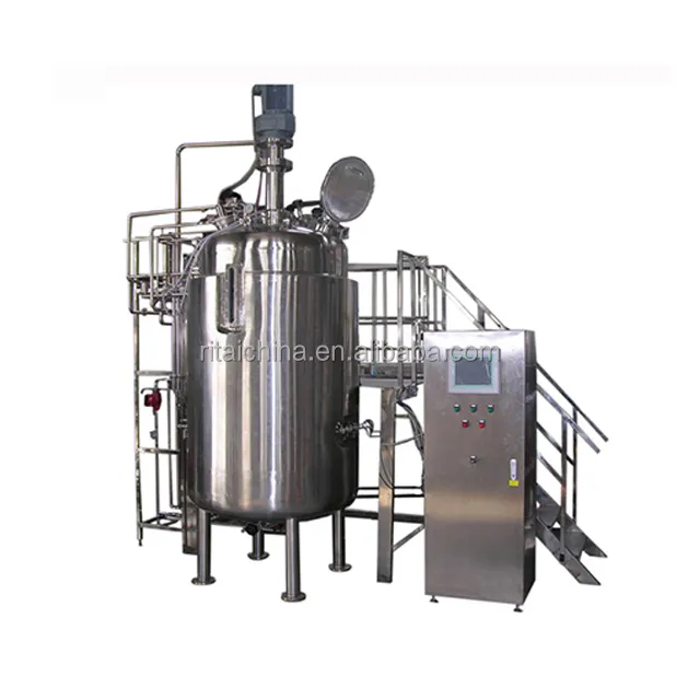 Fermentador de biorreactor de acero inoxidable 1000L-20000L Opción de grado PLC automático Capacidades de uso en laboratorio 20L-200L