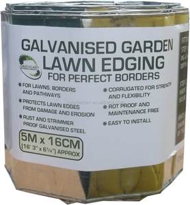 5m 10 m Galvanized Metal Garten Jardin Garden Decorative Border Lawn Garden Landscape <strong>Edging</strong> <strong>Plastic</strong> - Product Image 3