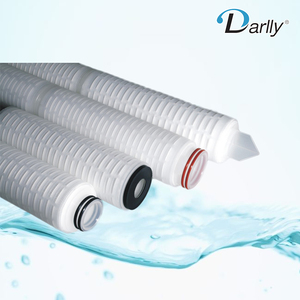 China miron hidrófila Plisado 0.1 de nylon micras cartucho de filtro plisado - Product Image 1