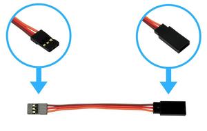 Câble d'extension pour servo électronique Apex RC Products JR Style 6 \ "/150mm