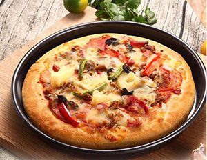 <span class=keywords><strong>Teglia</strong></span> <span class=keywords><strong>per</strong></span> <span class=keywords><strong>pizza</strong></span> <span class=keywords><strong>antiaderente</strong></span> in alluminio di alta qualità in alluminio in metallo pasticceria - Product Image 6