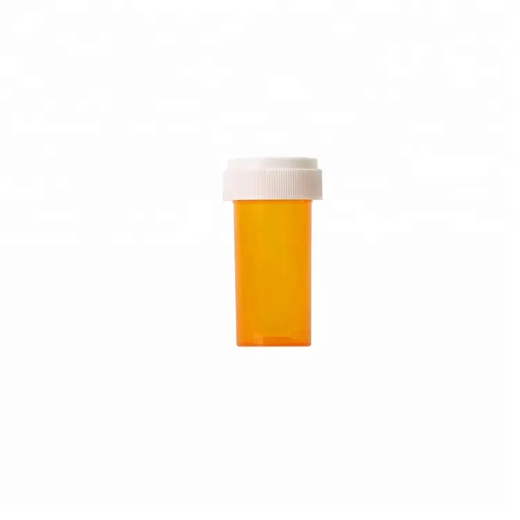 13dr Plastic PP Medical Vials可逆Amber Medicine Bottle