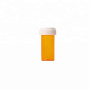 13dr Kunststoff PP Medizinische Fläschchen Mit Reversible Kappe Bernstein Medizin Flasche - Product Image 1