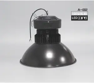 Boîtier noir IP65 usine entrepôt industriel 90w 100w 150w 200w 240w 250w 300w 400w w led lumière haute baie