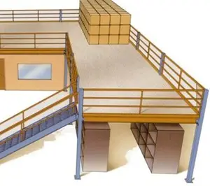 강철 구조물 플랫폼 메자닌 층 사이트 사무실