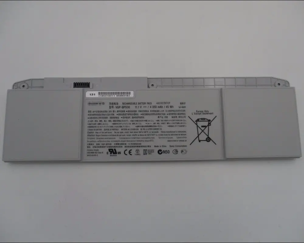 मूल नई बैटरी के लिए सोनी vaio vgp-bps30 t11 t13 svt-11 svt-13 11.1v 45wh 4050mah