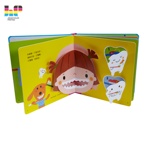 Impression personnalisée en couleur, livre éducatif pour enfants respectueux de l'environnement, livre <span class=keywords><strong>d</strong></span>'histoires sur le thème de <span class=keywords><strong>la</strong></span> forêt, impression de livres cartonnés - Product Image 4