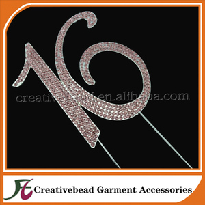 Argent Métal Cristal Diamante Strass Gâteau Ramasse Mariage Couronne Gâteau Topper - Product Image 5