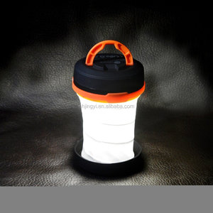 Resistente all'acqua bianco nero ABS LED lampada da campeggio luce del peso flessibile torcia sospesa Mini <span class=keywords><strong>lanterna</strong></span> pieghevole - Product Image 5