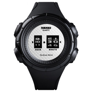 Nuevo Diseño SKMEI 1487 Reloj de Cuarzo Resistente al Agua 3atm con Rodillo de Tambor para Hombre - Product Image 2