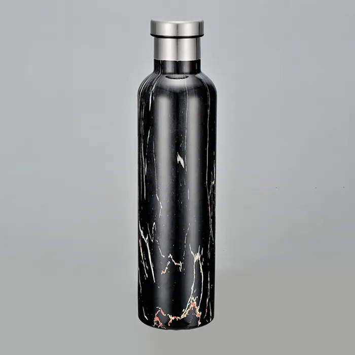 Bouteille d'eau par Sublimation sous vide en acier inoxydable, ml, design écologique