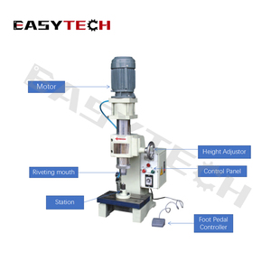 Fully automatische hohe qualität hydraulische bremse nieten presse maschine