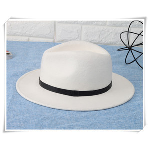 Sombrero de Fieltro Panamá 100% Lana para Hombre, Color Blanco, Estilo Elegante para Fiestas, Pesca, Actividades al Aire Libre, Casual de Negocios, para Todas las Ocasiones - Product Image 4