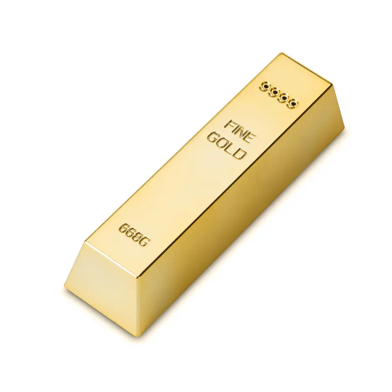 Gold Bar Bentuk Power Bank 2800 MAh Portable Charger