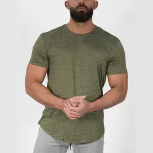 Camisetas de cáñamo de diseño personalizado, ropa deportiva al por mayor, camiseta para hombre