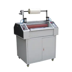 Book cover laminating machine with rubber roller pressing thermal laminator machines