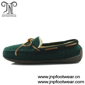 Haute qualité & meilleur prix dames estimé mocassin véritable pantoufles en peau de mouton durable vente chaude 2018 - Product Image 2