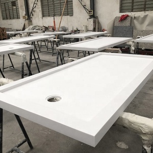 Cultured Marble, 28 x 48 Inch Shower Pan, Shower Base