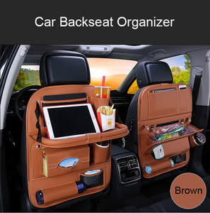 6 couleurs en cuir <span class=keywords><strong>voyage</strong></span> sac de rangement pratique <span class=keywords><strong>voiture</strong></span> banquette arrière <span class=keywords><strong>organisateur</strong></span> de chaise - Product Image 3
