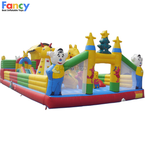 2025 vui chơi giải trí công viên Inflatable nhảy lâu đài/bơm hơi khổng lồ Thành phố/cũ vui chơi giải trí công viên Rides bán - Product Image 2