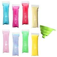 Congélateur jetable sans BPA à prix abordable Tube en plastique pour glace à l'eau Emballage de jus de fruit avec zip-lock