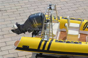 Bateau gonflable Hypalon jaune de 17 pieds, côtelé 520 avec <span class=keywords><strong>moteur</strong></span> <span class=keywords><strong>hors</strong></span>-<span class=keywords><strong>bord</strong></span> - Product Image 6