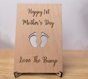 Đồ Thủ Công Bằng Gỗ Khắc Tên Tấm Đồ Trang Trí Đăng Nhập Ký Chữ Ký Cây Ước Nguyện Tình Yêu Mặt Dây Chuyền Sáng Tạo Trang Trí Tiệc - Product Image 3