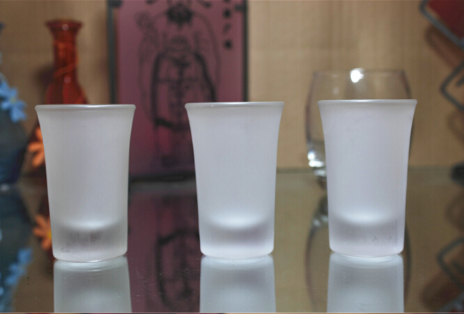 High quality drinkware Type custom frost shot glass cup with logoPopular