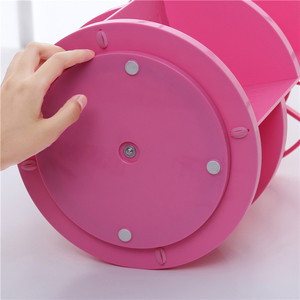 Vente chaude Bonne Qualité <span class=keywords><strong>De</strong></span> <span class=keywords><strong>Bureau</strong></span> Tournant En Plastique ABS Noir Maquillage <span class=keywords><strong>Organisateur</strong></span> - Product Image 6