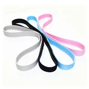 Factory Wholesale Skinny Elastic Headbands Custom Thin Sport Hair Band For Girls