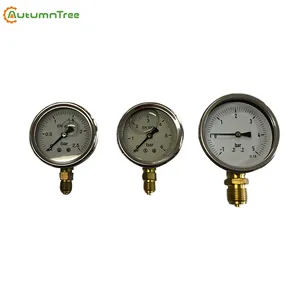 63MM Lpg Gas Cylinder Liquid Filled Vacuum Pressure Gauge Manometers