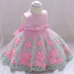 Детское кружевное платье без рукавов, без рукавов, dress-L1845X