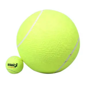 Boule pour chien, Jumbo gonflable à Air, de Tennis, grande taille, diamètre 9.5 pouces/24cm, pour un animal de compagnie