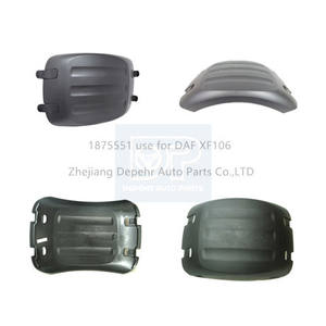 LH 1875551 RH 1875552 Depehr DA-F XF106 Euro6 Pièces de carrosserie de <span class=keywords><strong>tracteur</strong></span> <span class=keywords><strong>Garde</strong></span>-<span class=keywords><strong>boue</strong></span> arrière central en plastique pour camion - Product Image 6