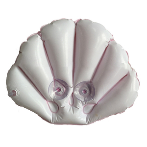 Oreiller de bain doux pour la maison, confortable, spa, <span class=keywords><strong>coussin</strong></span> de bain gonflable en forme de coquille, <span class=keywords><strong>coussin</strong></span> de bain pour le cou, accessoires de salle de bain - Product Image 3