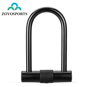 ZOYOSPORTS antifurto sicurezza strada Mountain Cycle bicicletta chiave blocco sicuro in lega di acciaio a forma di U blocco bici