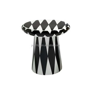 <span class=keywords><strong>Table</strong></span> <span class=keywords><strong>basse</strong></span> et <span class=keywords><strong>tabouret</strong></span> en fibre de verre Bosa, petit modèle, pour salon d'hôtel moderne ou chambre à coucher - Product Image 5