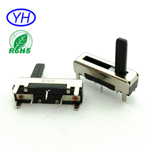 โพเทนชิออมิเตอร์แบบสไลด์ขนาดเล็กยาว10K โอห์ม18มม. พร้อมฟิล์มคาร์บอนสำหรับเดินทางประมาณ10มม. ฟรีตัวอย่าง - Product Image 6