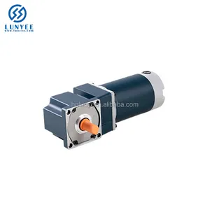 40W Sudut Kanan DC Gear Motor 12/24/90 Volt