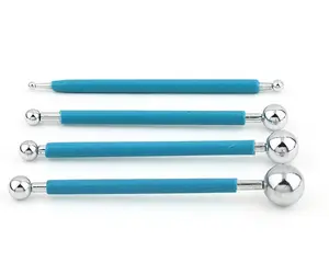 Wholesale 4pcs DIY Stainless Steel Baking <strong>Tools</strong> 8 Head Pen Fondant <strong>Tools</strong> for Cake Decorating Modelling <strong>Tool</strong> Fondant <strong>Cooki</strong> - Product Image 1