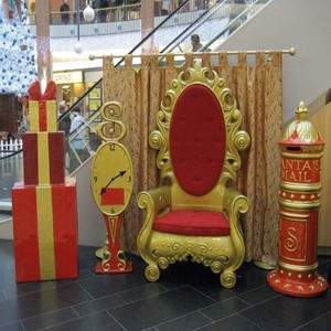 Boîte aux lettres géante interactive de Noël en fibre de verre de 170 cm, taille réelle, pour centre commercial, décoration de Noël - Product Image 3