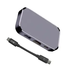 5 en 1 4K30Hz USB 3.1 Type-C vers HDMI Hub pour Nintendo Switch avec câble de Type C PD 87W adaptateur Audio vidéo numérique